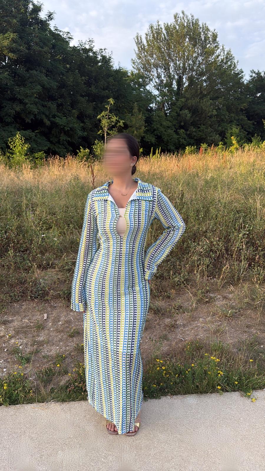 Robe nour bleu