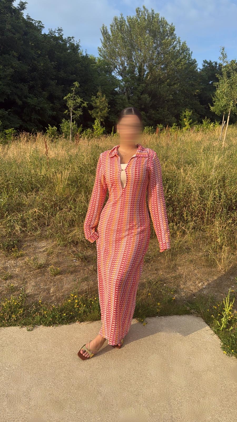 Robe nour rose