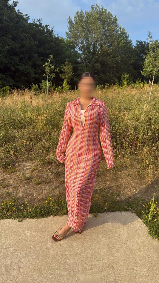 Robe nour rose