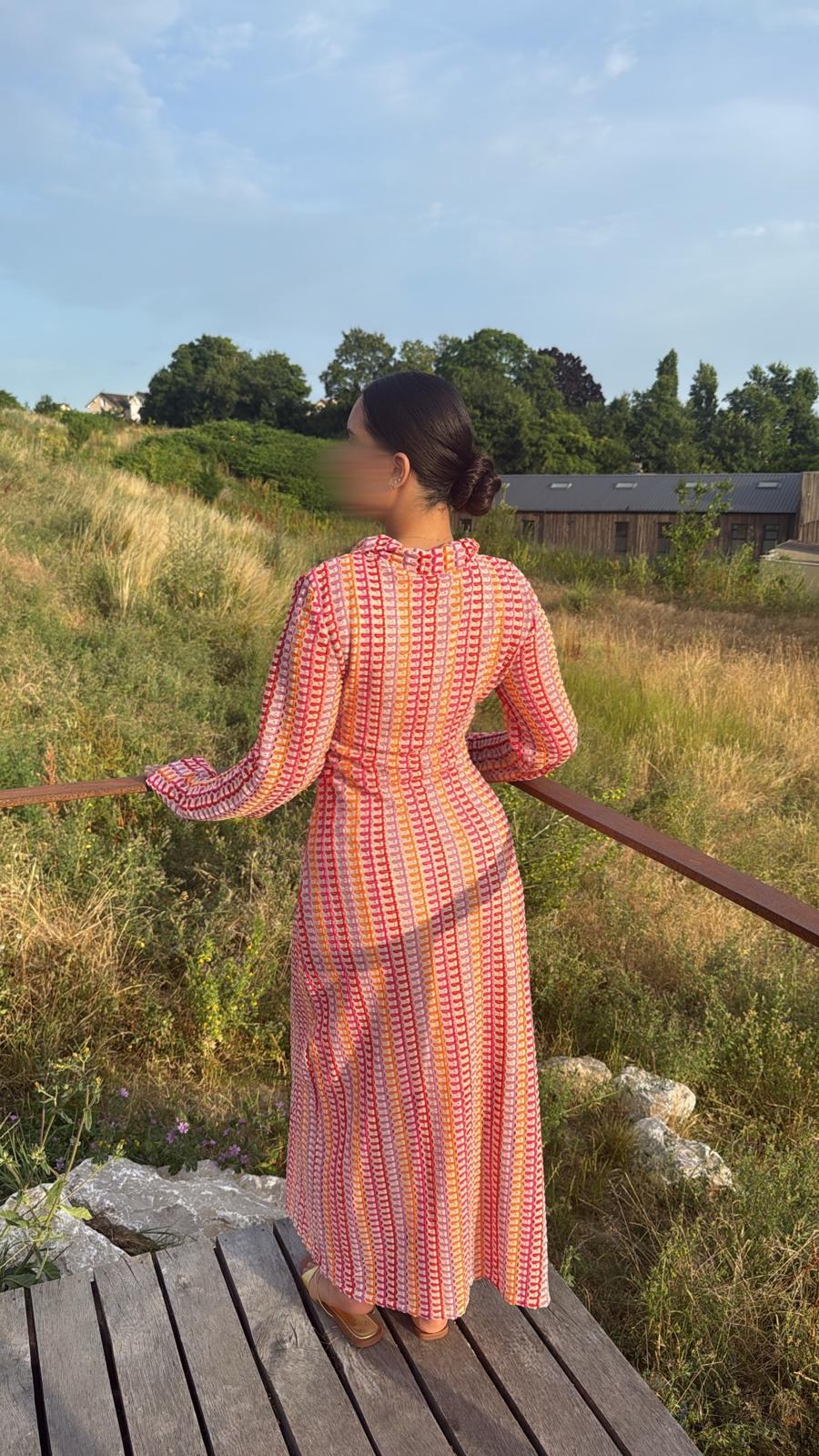 Robe nour rose