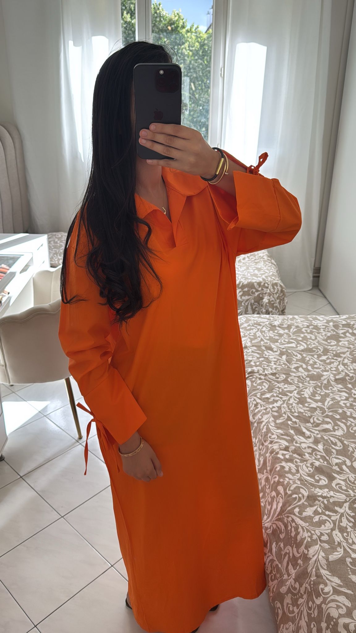 Robe chaima orange