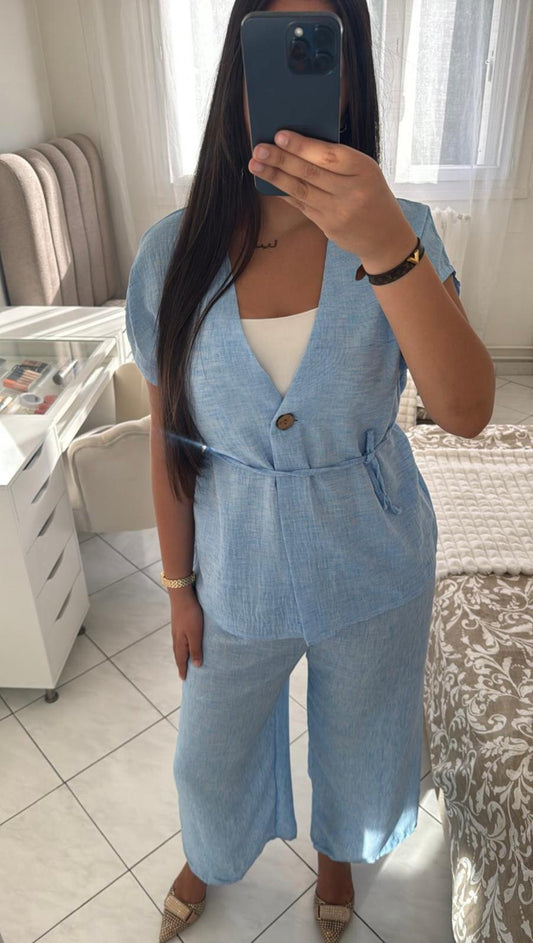 Ensemble layan bleu