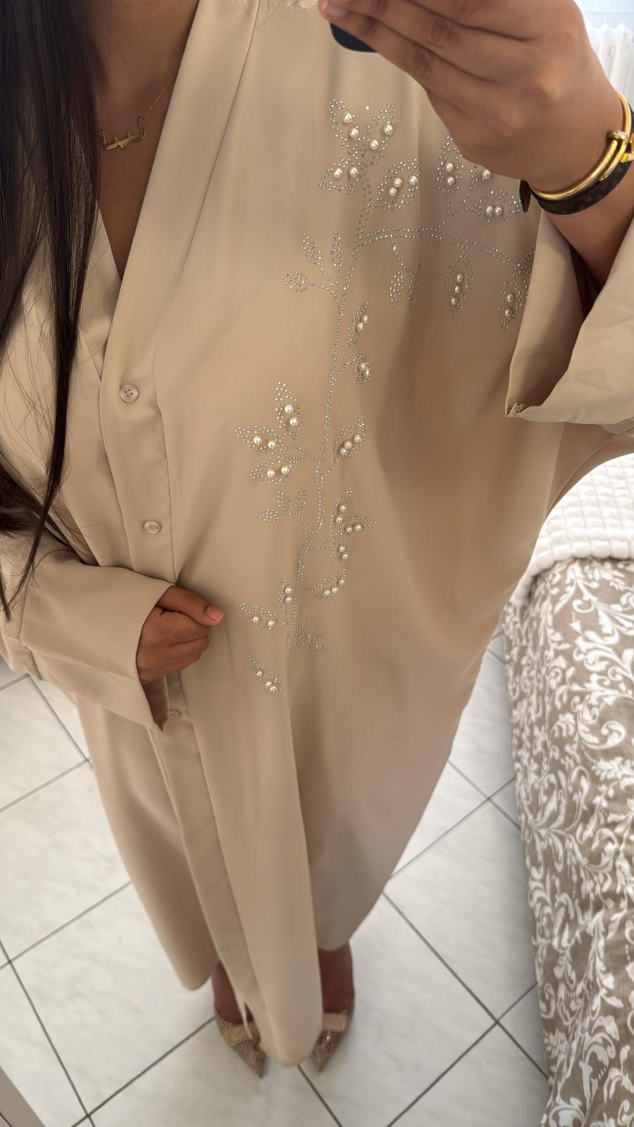Abaya nejma beige