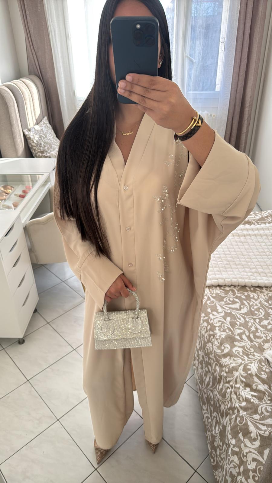 Abaya nejma beige