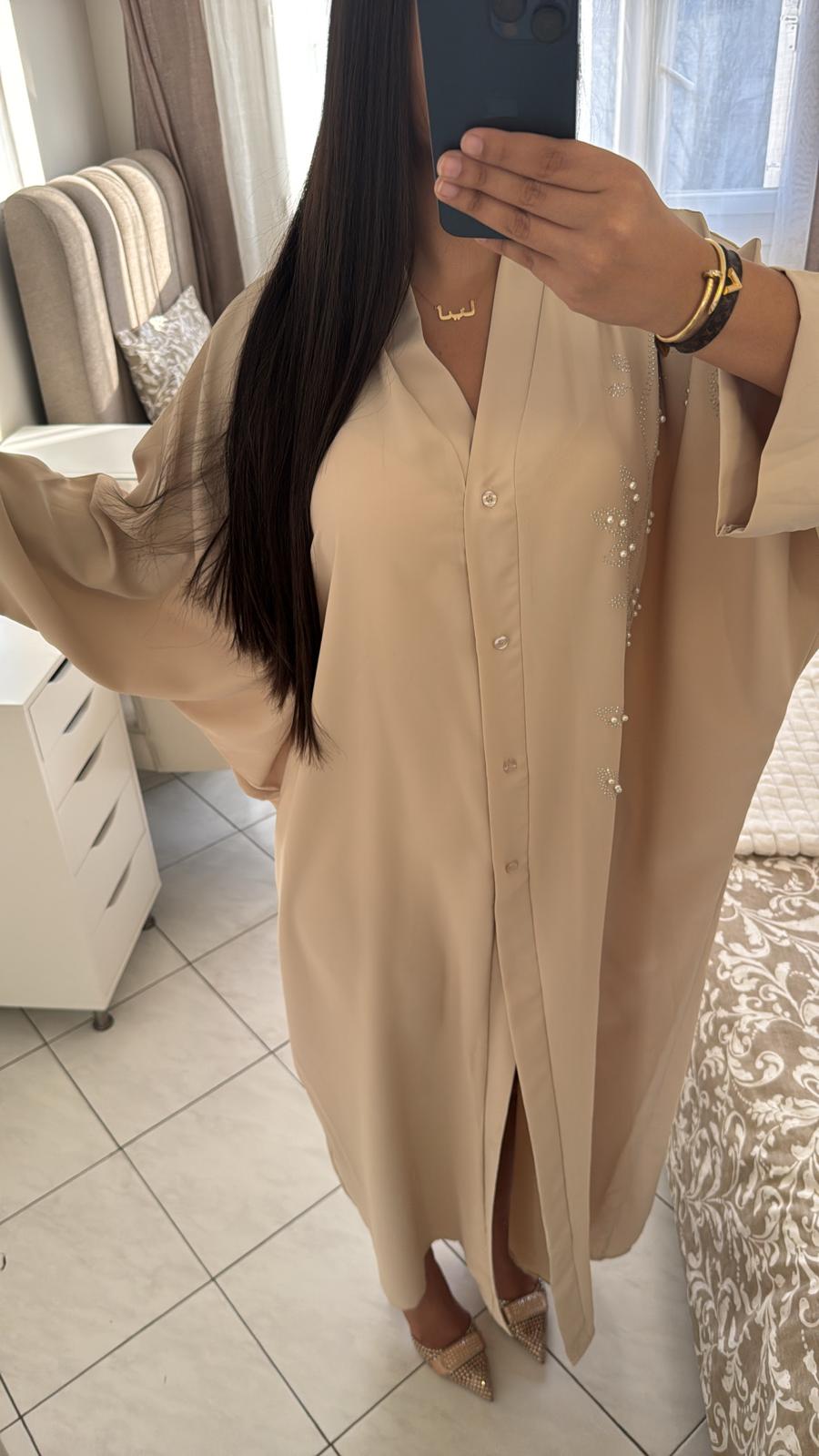 Abaya nejma beige